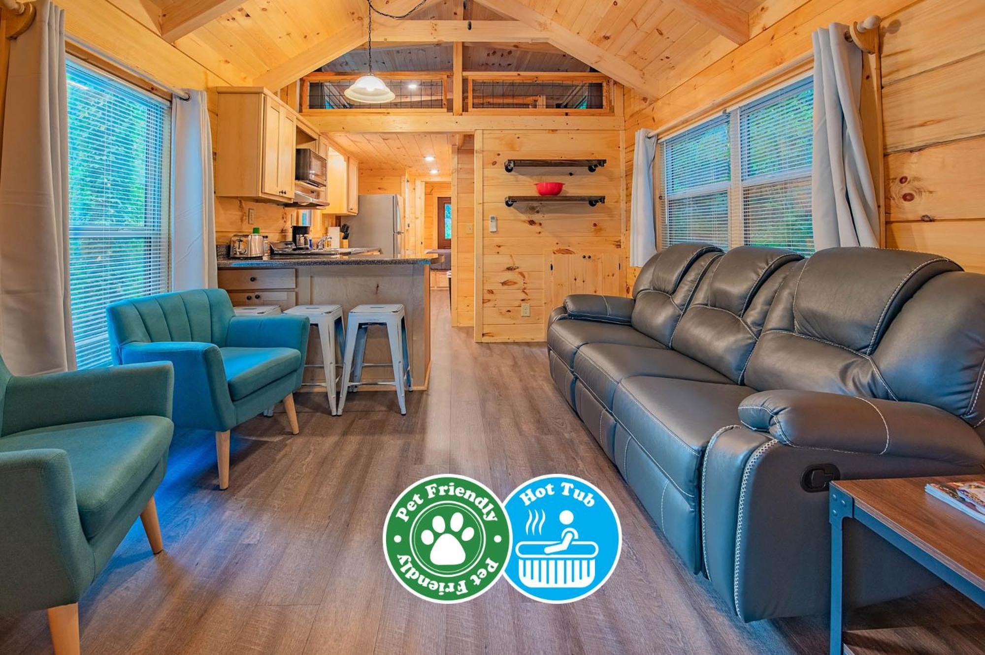 Tiny Cabin Village Private Hot Tub Lynda Cabin Chattanooga Dış mekan fotoğraf
