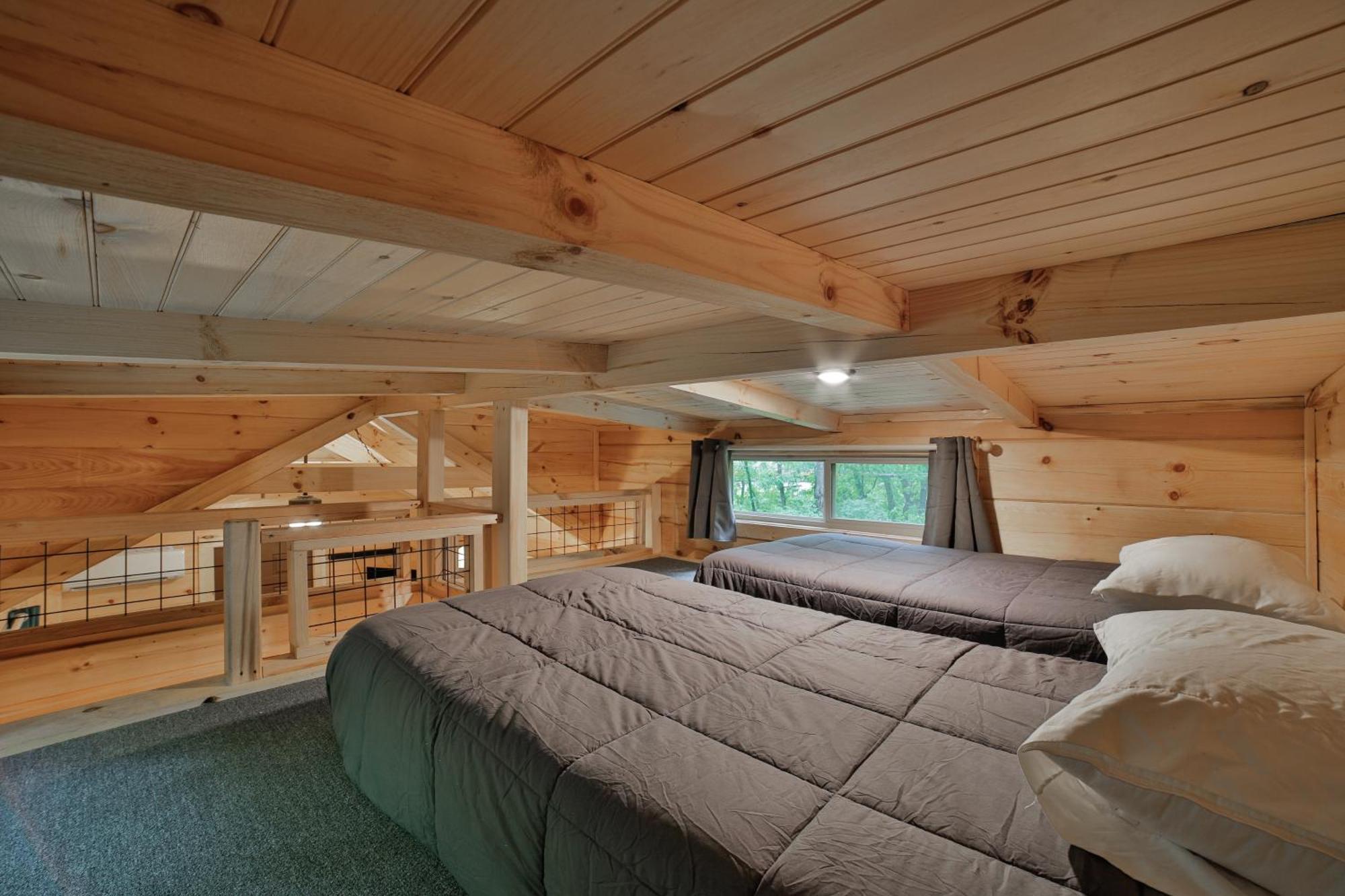 Tiny Cabin Village Private Hot Tub Lynda Cabin Chattanooga Dış mekan fotoğraf