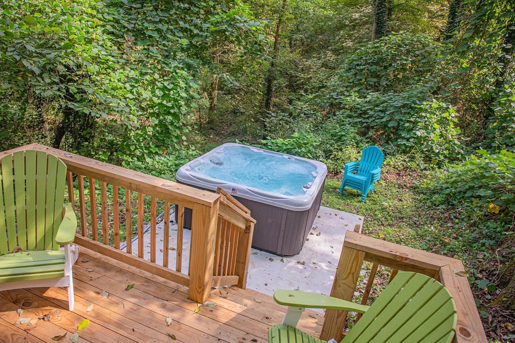 Tiny Cabin Village Private Hot Tub Lynda Cabin Chattanooga Dış mekan fotoğraf